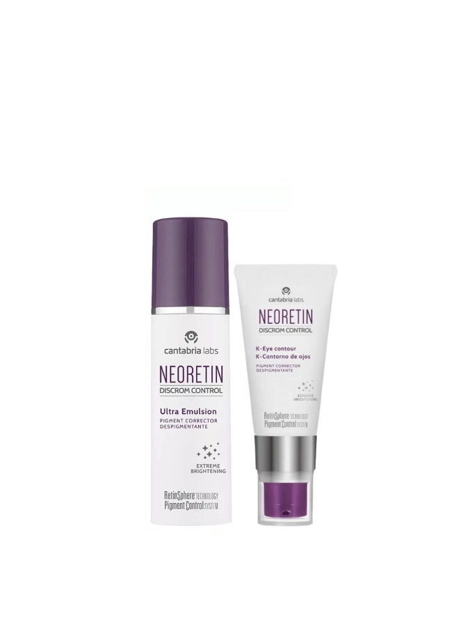 Neoretin Discrom Control Ultra Emulsion + K-Eye Contour Pack